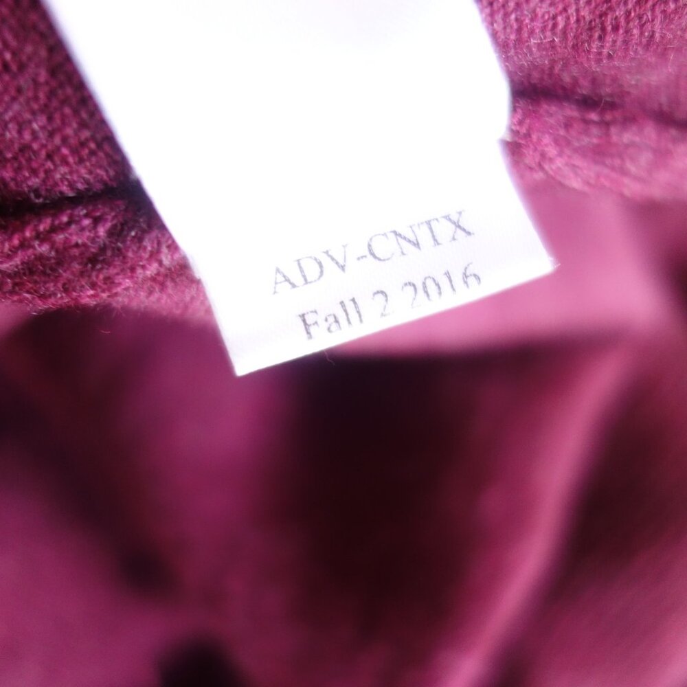 UNTUCKit 100% Merino Wool ¼ Zip Burgundy Sweater – Mens Large - Picture 5 of 7